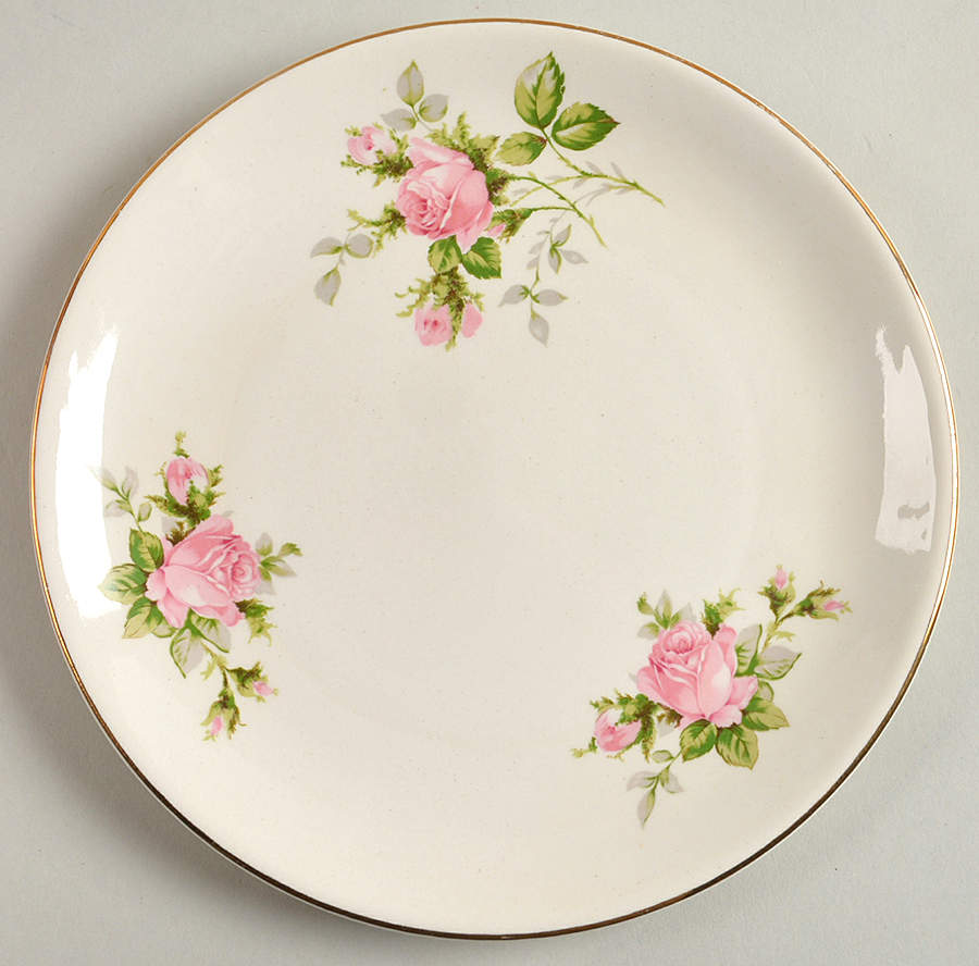 Moss Rose Salad Plate by Canonsburg-1