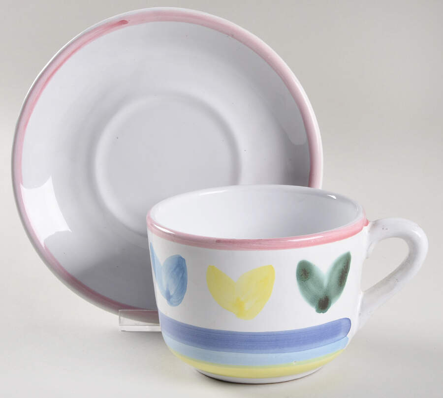 MELISSO Oversized Cup & Saucer Set by Caleca-1