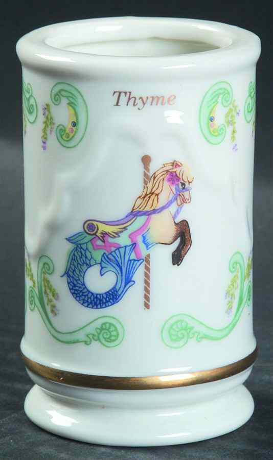 Carousel Thyme Spice Jar No Lid by Lenox-1