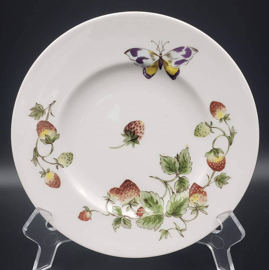 Strawberry (Smooth) Salad Plate by Coalport-1