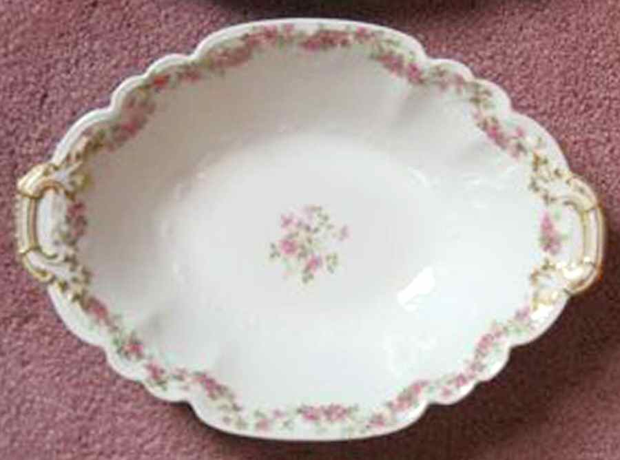 CHF341 10" Oval Vegetable Bowl by Charles Field Haviland-1