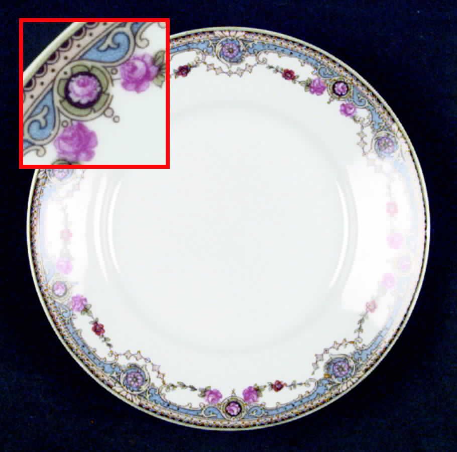 7143 Bread & Butter Plate by Crown China (Czech)-1
