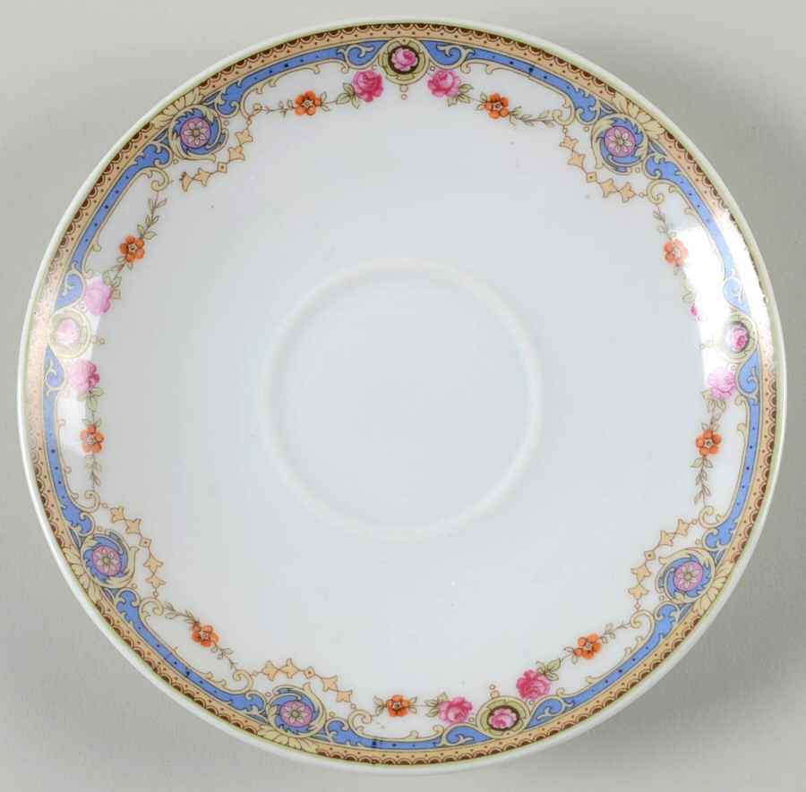 7143 Saucer by Crown China (Czech)-1
