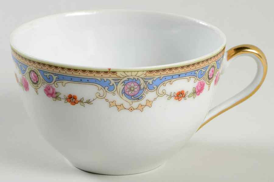 7143 Flat Cup by Crown China (Czech)-1