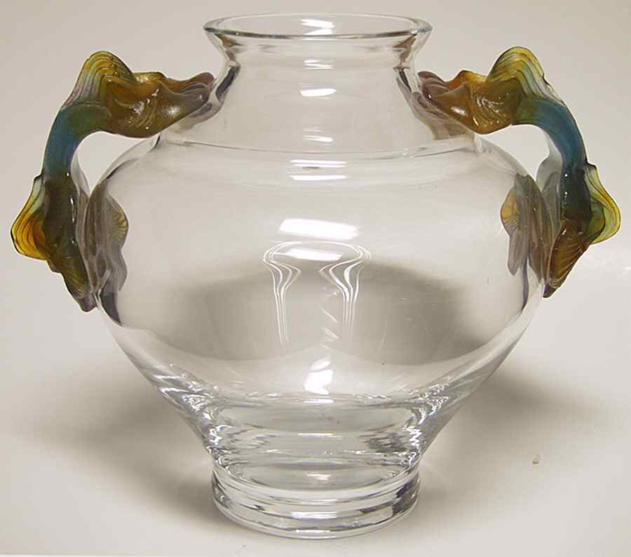 Iris 8" Flower Vase by Daum-1