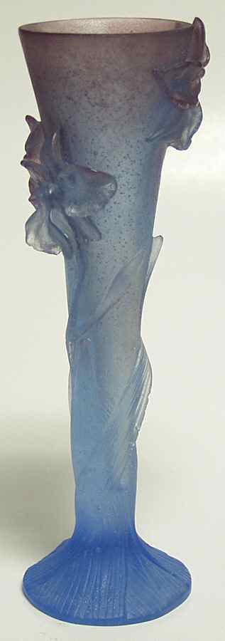 Orchid 7" Bud Vase by Daum-1