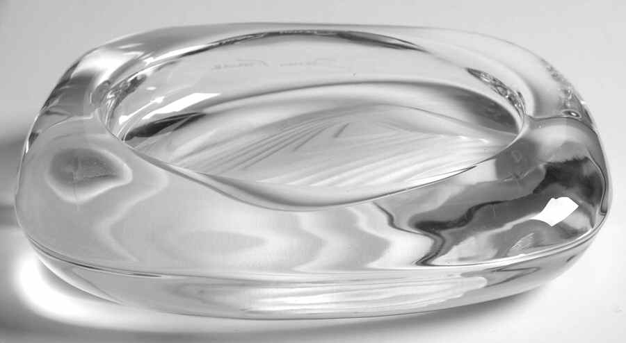 Roc 4" Square Ashtray by Daum-1