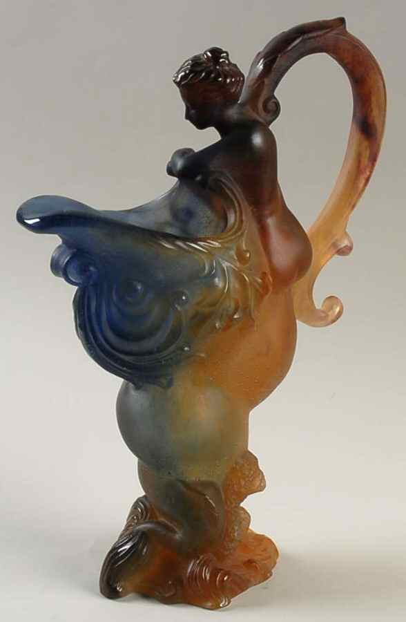 Mythology Woman Pitcher by Daum-1
