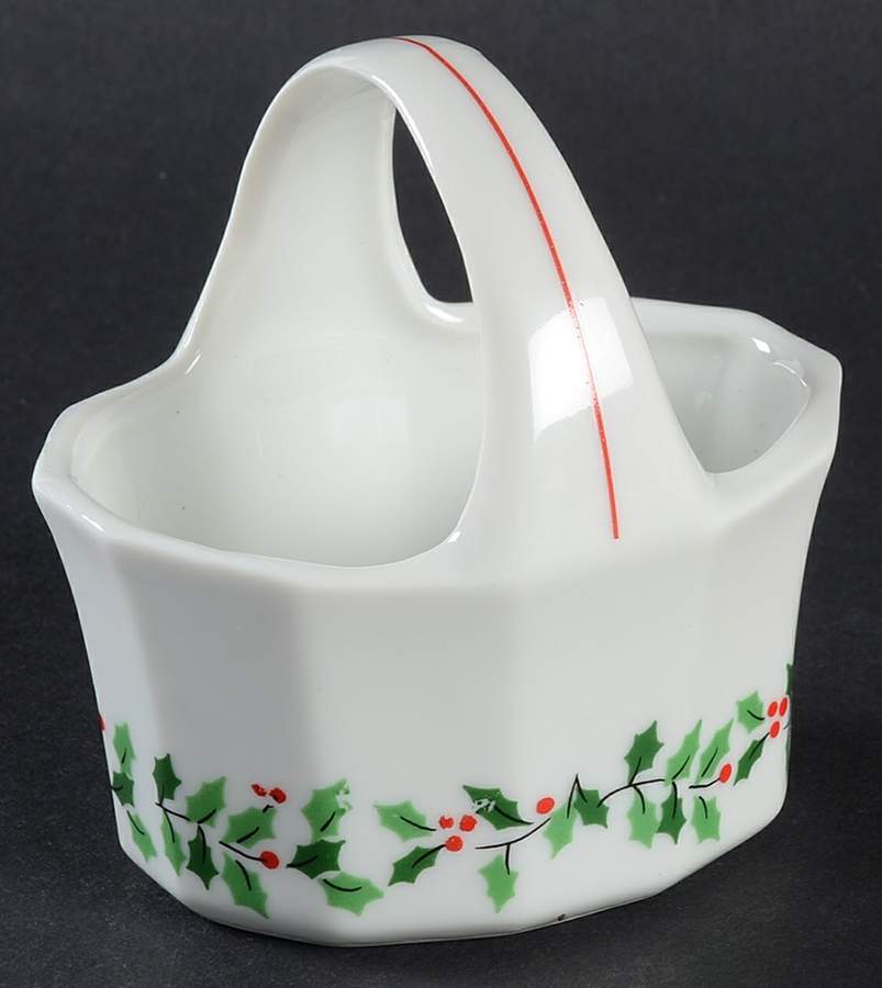 Holly Ridge 3" Handled Basket by Colonial Candle-1