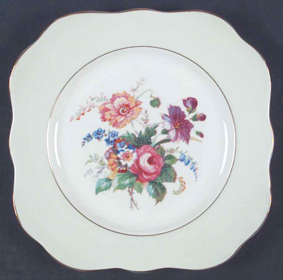 4783 Square Salad Plate by Colclough-1