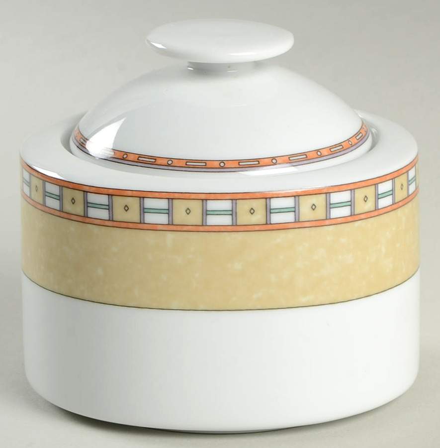 Montana Sugar Bowl & Lid by Cuisena Royal Porce-1