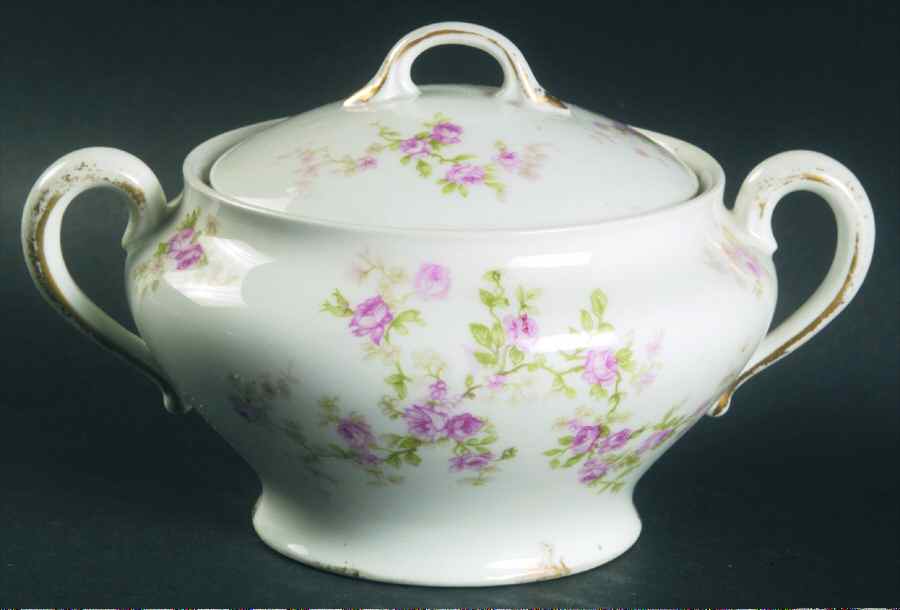 CHF355 Sugar Bowl & Lid by Charles Field Haviland-1