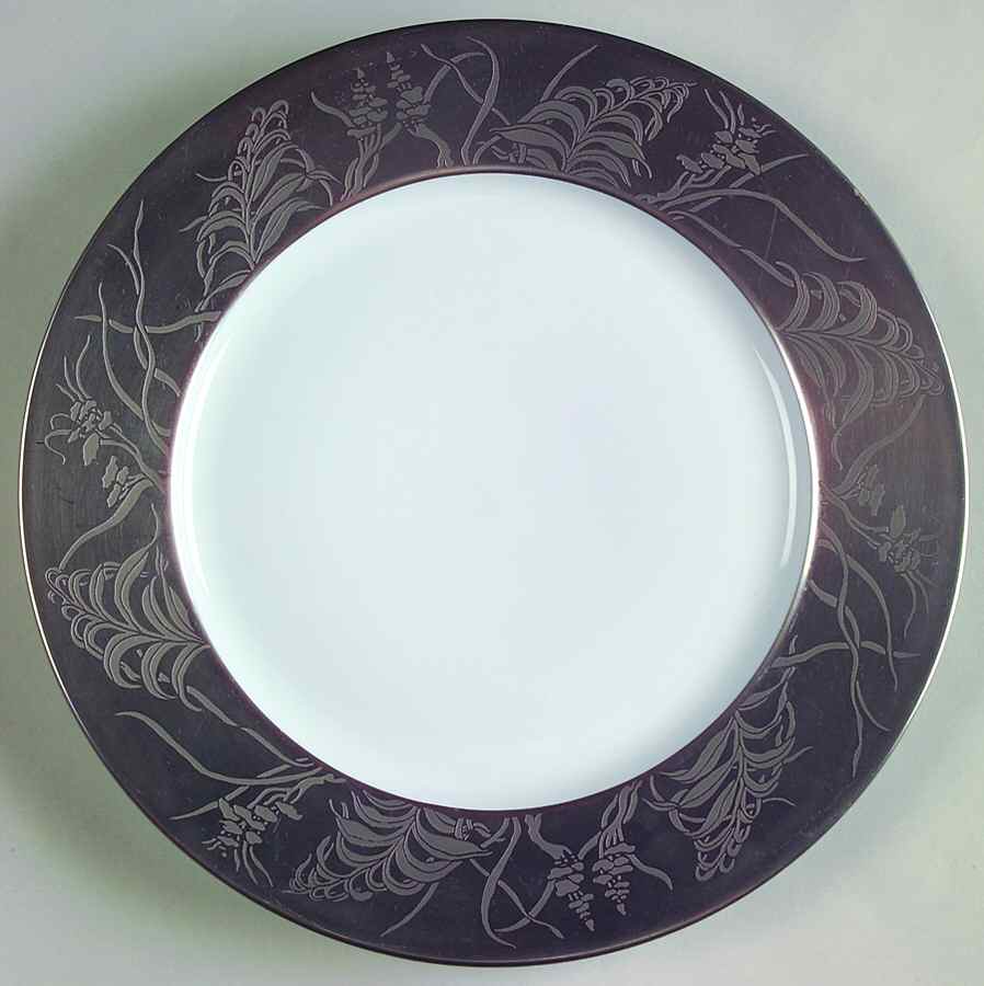 Khazard Platine Salad/Dessert Plate by Jean Louis Coquet-1