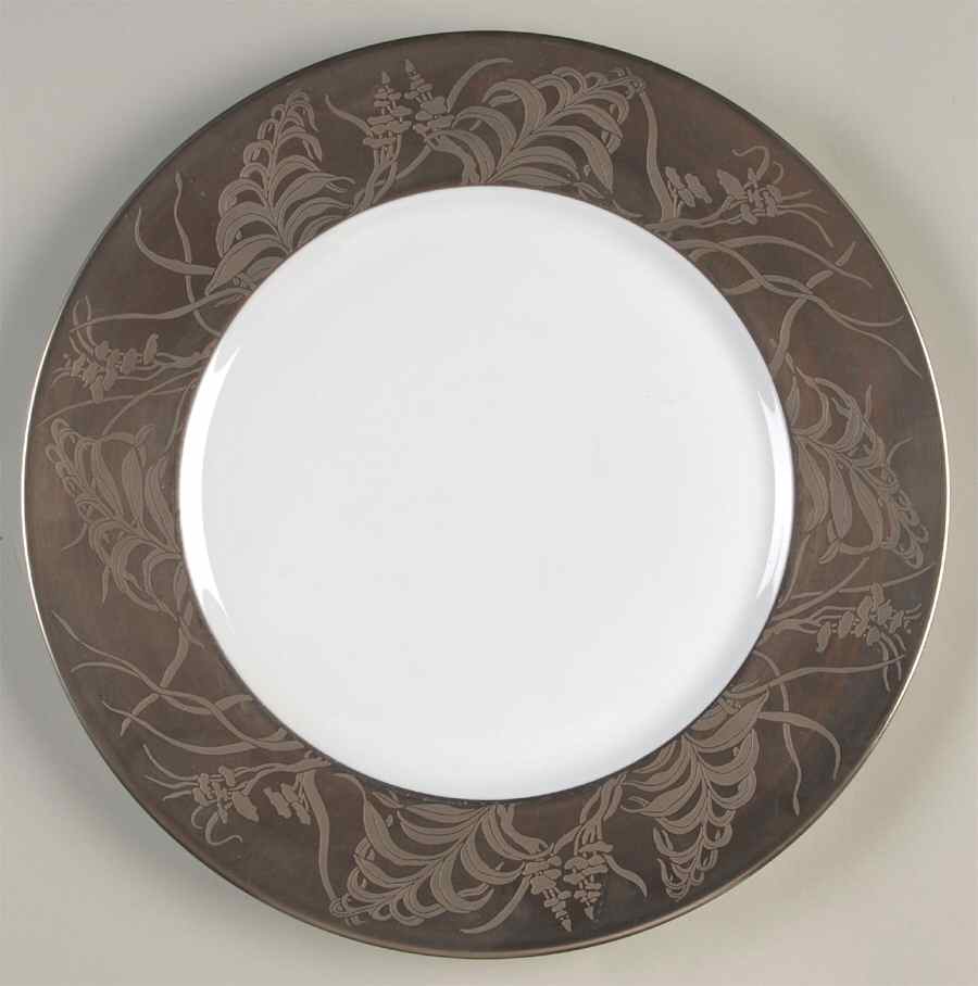 Khazard Platine Large Dinner Plate by Jean Louis Coquet-1