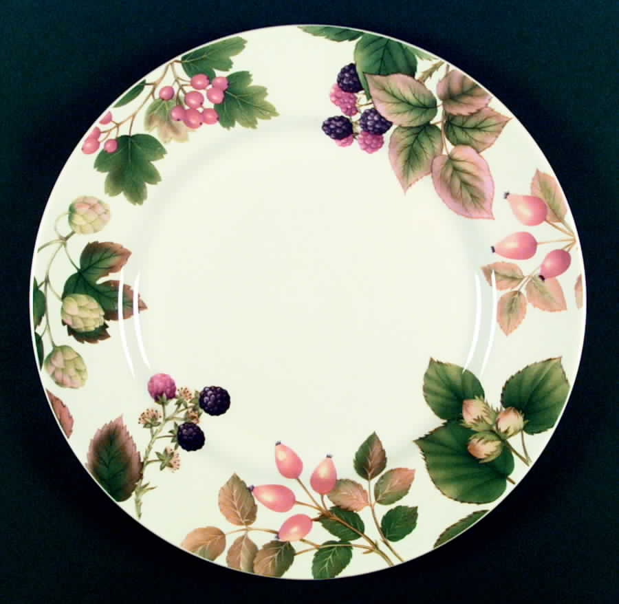 Country Fruits Dinner Plate by Cloverleaf (England)-1