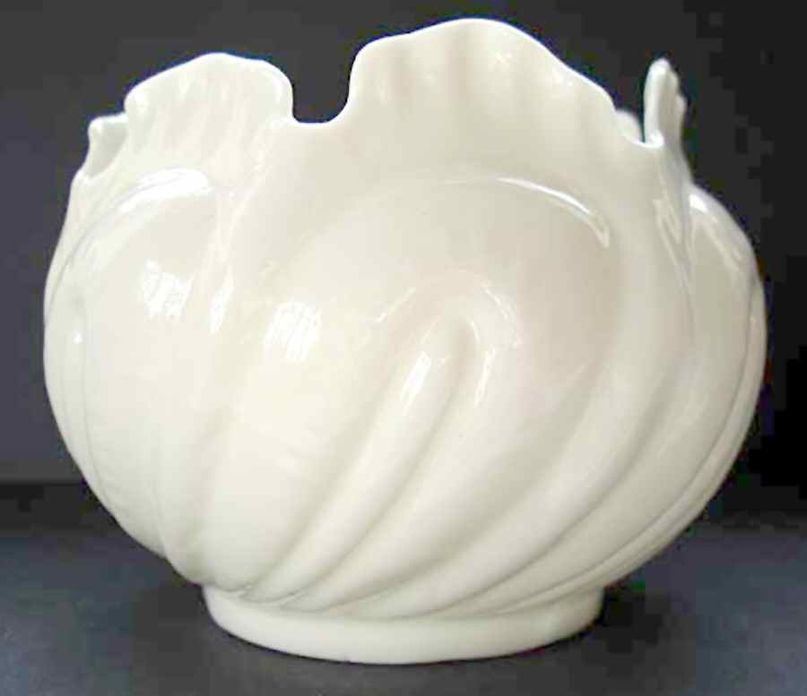 Flower Pot Nickel Flower Pot Vase by Belleek Pottery (Ireland)-1