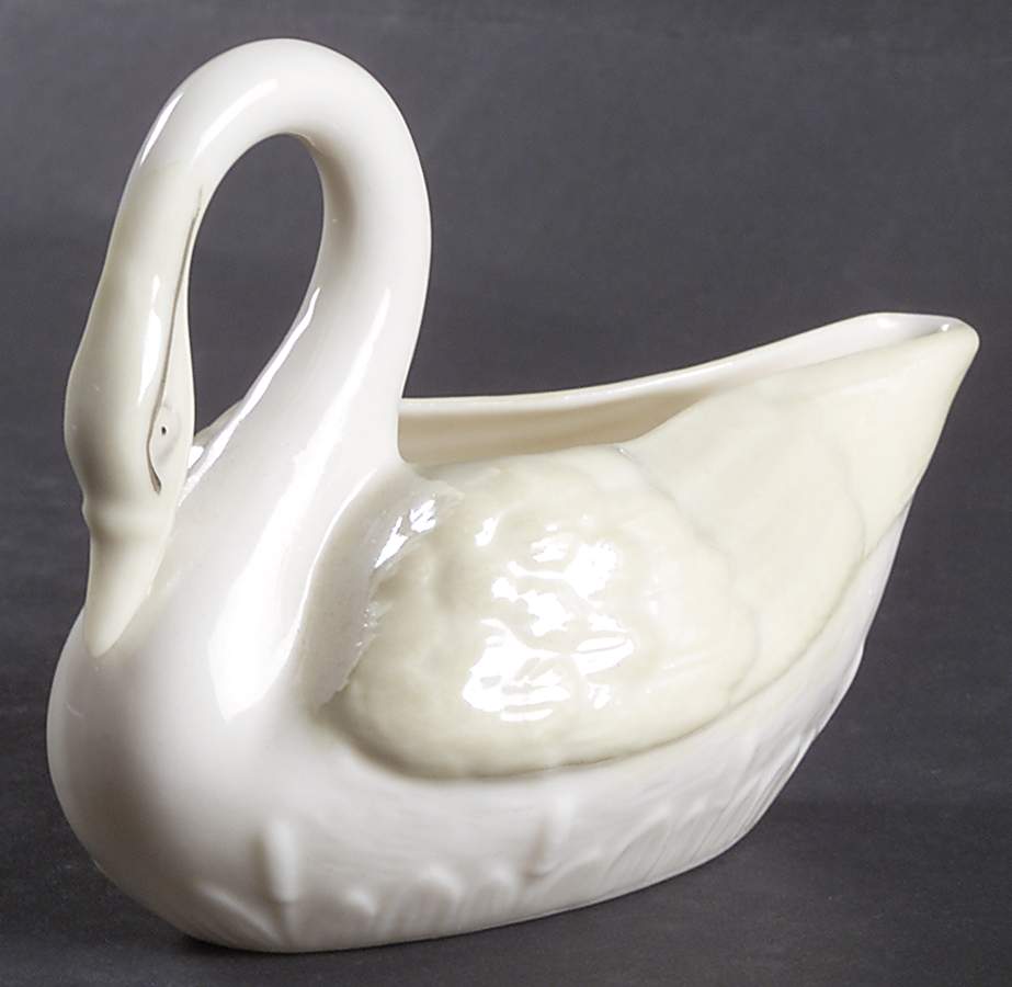 Creamer & Sugar Sets Large Swan Creamer by Belleek Pottery (Ireland)-1