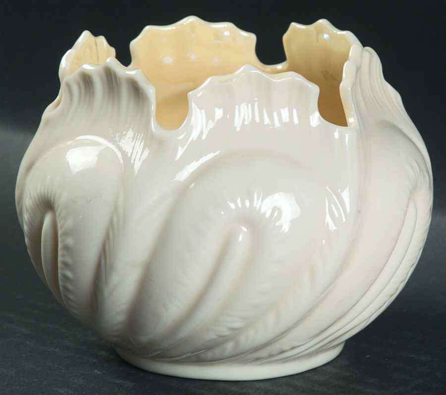 Flower Pot Nickel Flower Pot Vase by Belleek Pottery (Ireland)-1