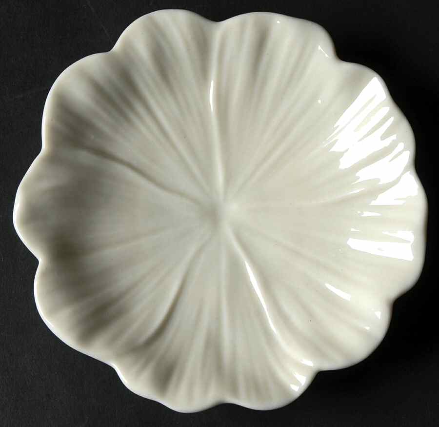 Leaf, Shell & Heart Shaped Plates Primrose Shaped Butter Plate by Belleek Pottery (Ireland)-1