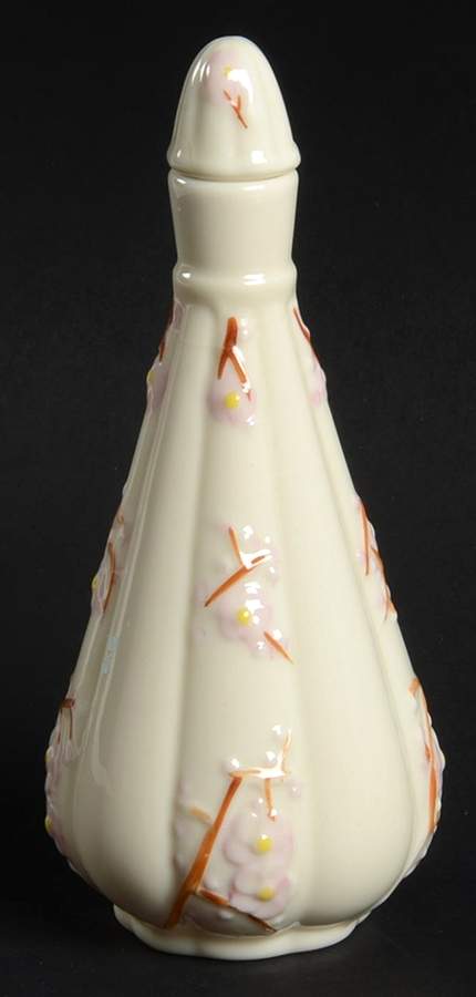 Thorn Perfume Bottle with Stopper by Belleek Pottery (Ireland)-1