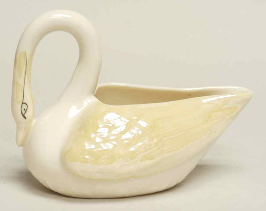 Creamer & Sugar Sets Large Swan Creamer by Belleek Pottery (Ireland)-1
