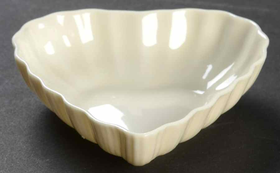 Leaf, Shell & Heart Shaped Plates 2'' Heart Shaped Bowl by Belleek Pottery (Ireland)-1