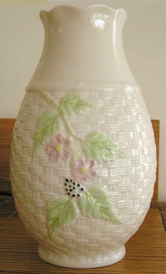 Summer Briar 8" Bud Vase by Belleek Pottery (Ireland)-1