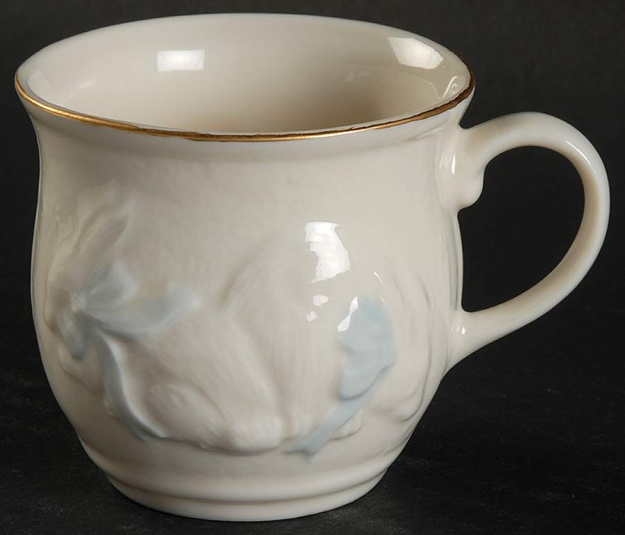 Childrens Ware-Baby Gifts Boys Christening Cup by Belleek Pottery (Ireland)-1