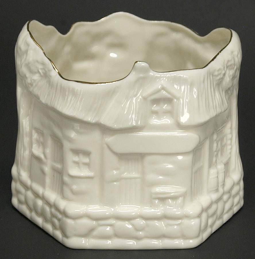Candlesticks & Votives Ballybegs Village Votive Candleholder by Belleek Pottery (Ireland)-1