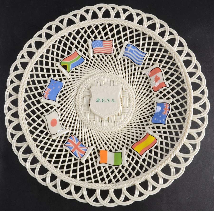 Collectors Society Anniversary Collector Plate by Belleek Pottery (Ireland)-1