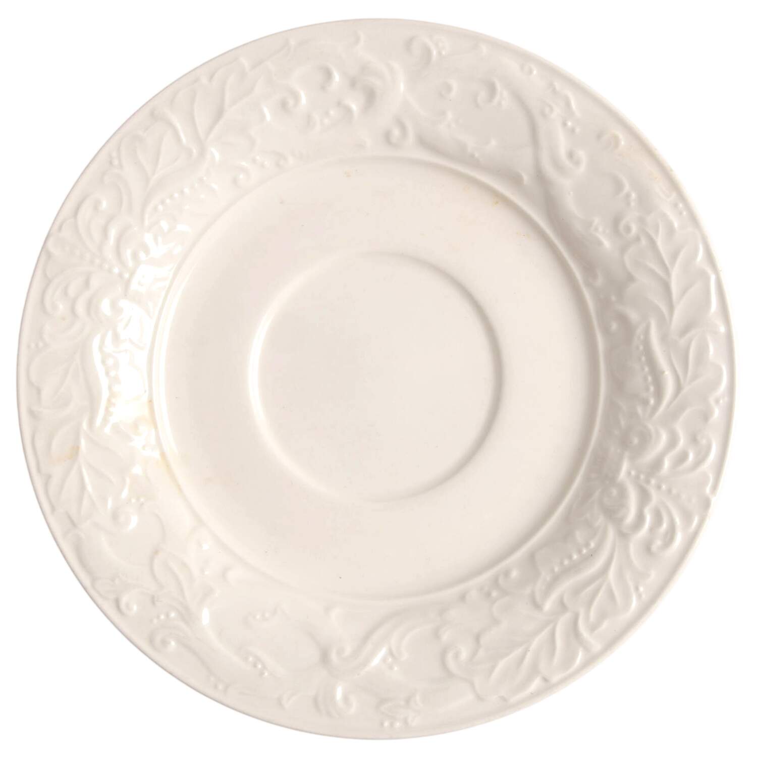 Country Chateau (All White) Saucer by Charter Club-1
