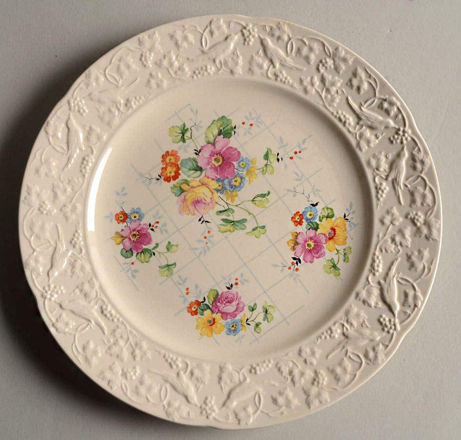 CRO125 Luncheon Plate by Crooksville-1