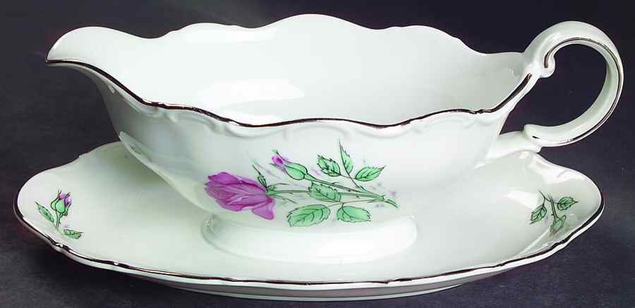 CAT3 Gravy Boat with Attached Underplate by Cathedral-1