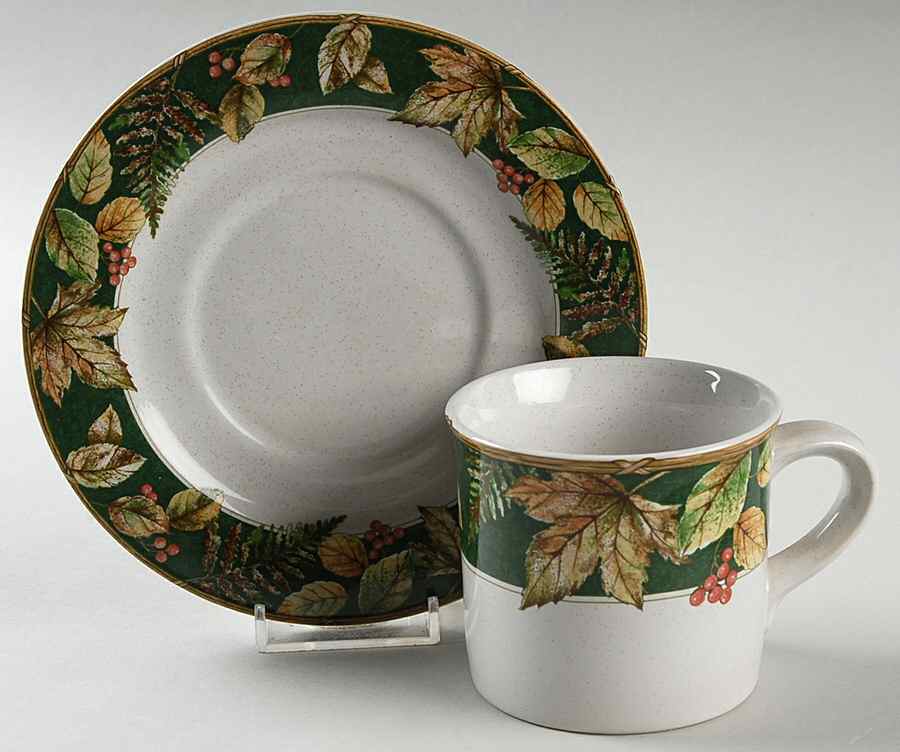 Arbor Flat Cup & Saucer Set by Christopher Stuart-1