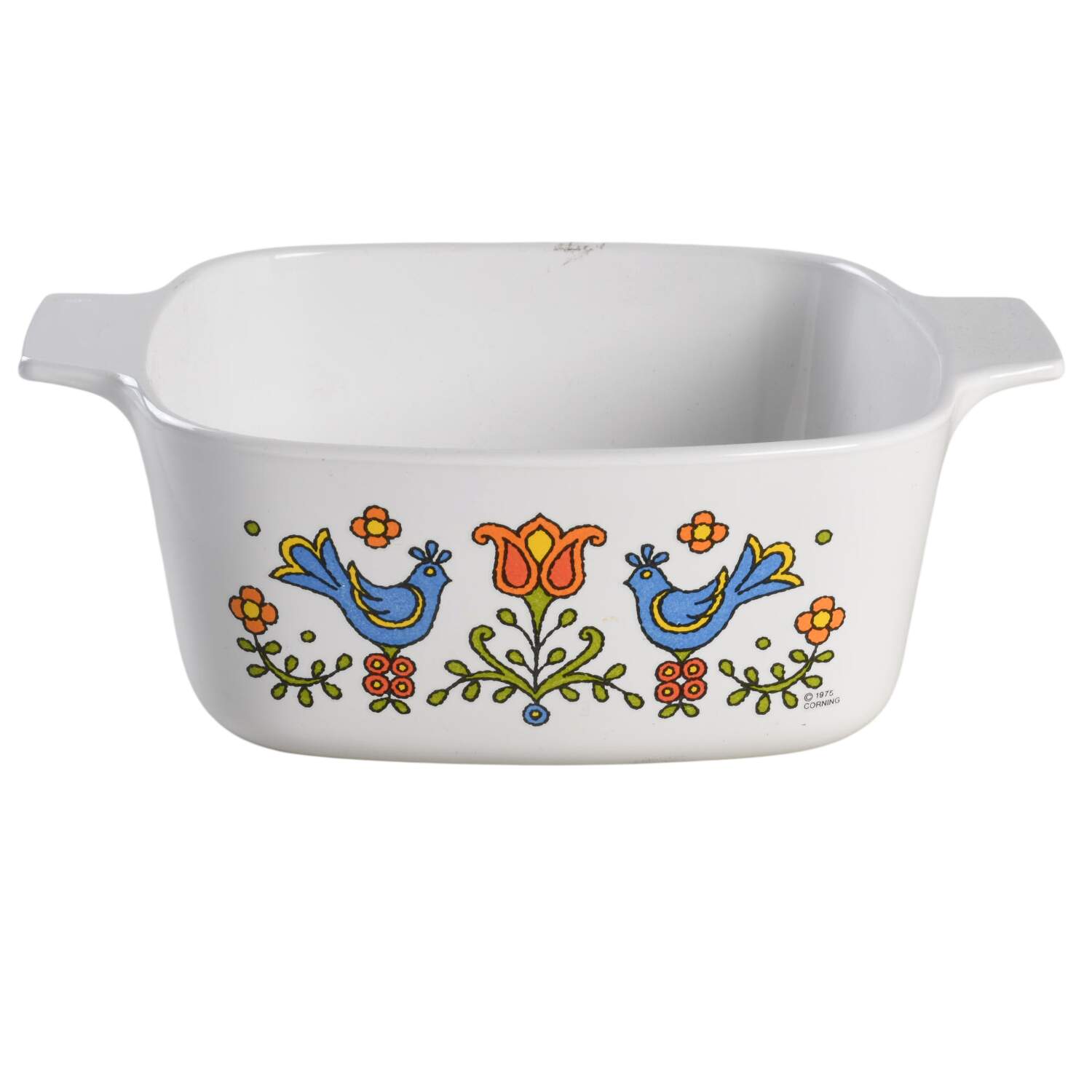Country Festival 1.5 Quart Square Casserole No Lid by Corning Corelle-1