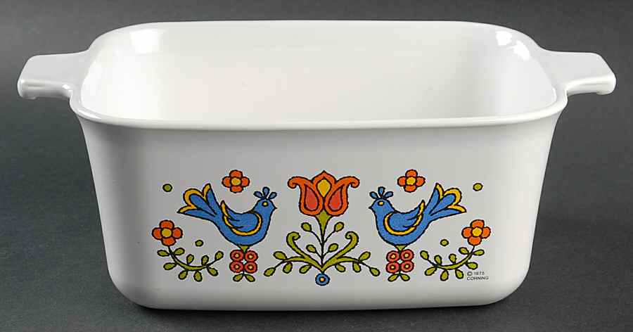 Country Festival 1.5 Quart Rectangular Casserole No Lid by Corning Corelle-1