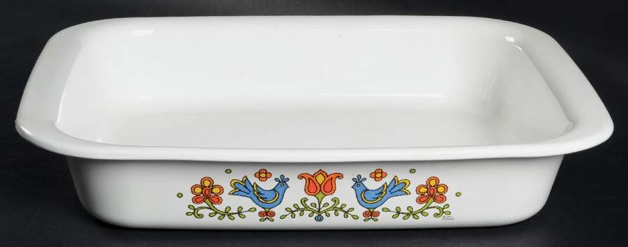 Country Festival 14" Rectangular Roaster by Corning Corelle-1