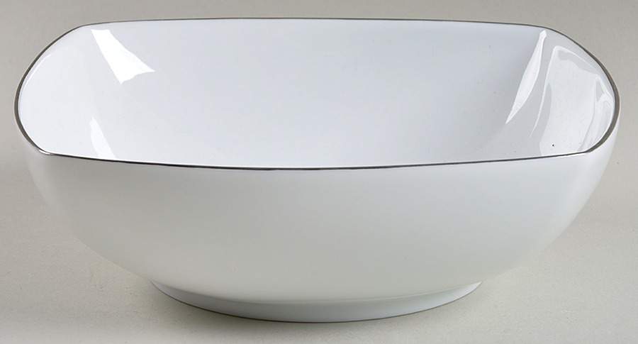 Prelude Platinum (Trim & Verge) Soup/Cereal Bowl by Jean Louis Coquet-1