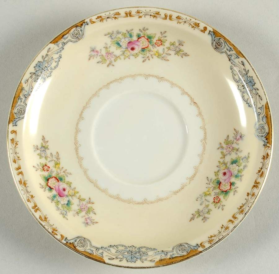 CIJ1 Saucer by Crown Ivory (Japan)-1