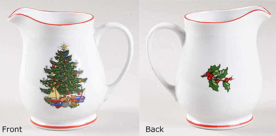 Christmas Tree White Creamer by Cuthbertson-1