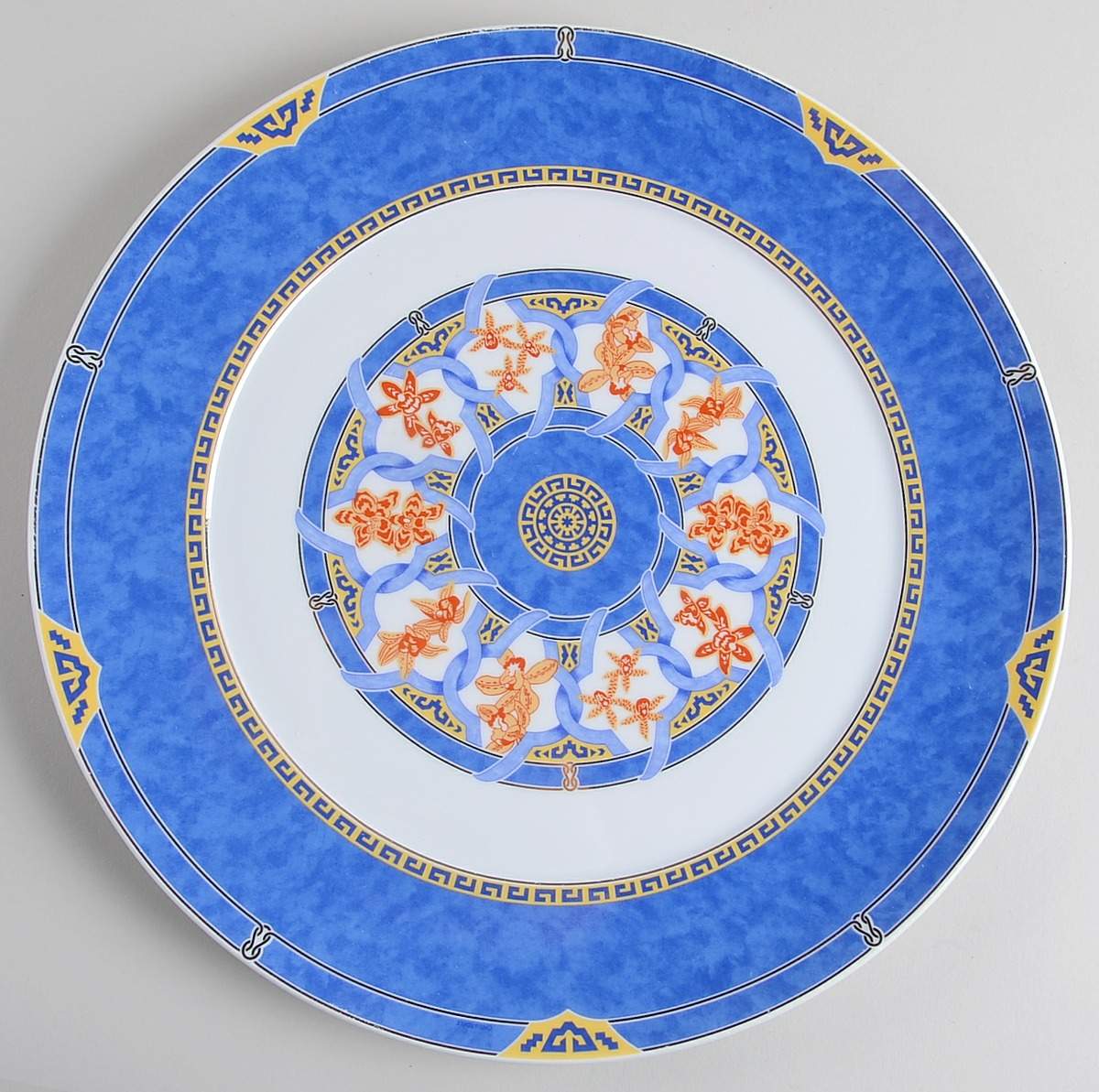 Ginkgo Bleu Cake Plate by Christofle-1