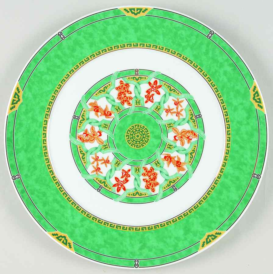 Ginkgo Vert Service Plate (Charger) by Christofle-1