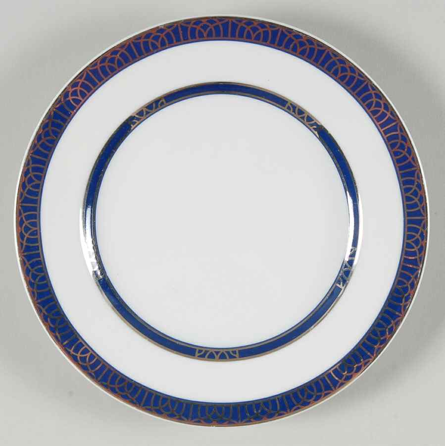 Talisman Platinum Bleu Bread & Butter Plate by Christofle-1