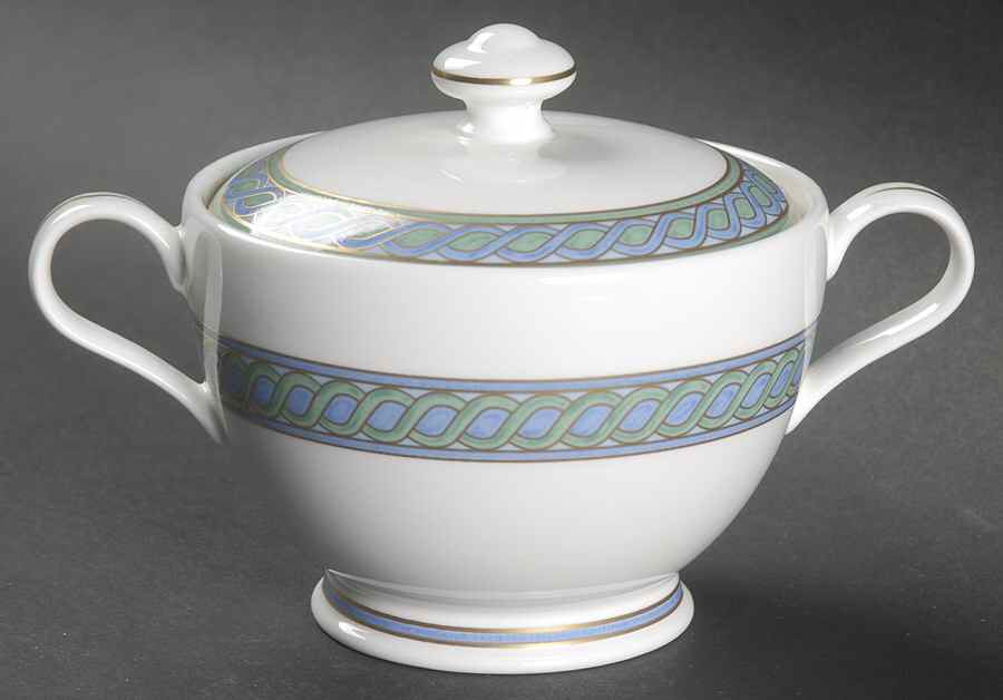 Torsada Sugar Bowl & Lid by Christofle-1