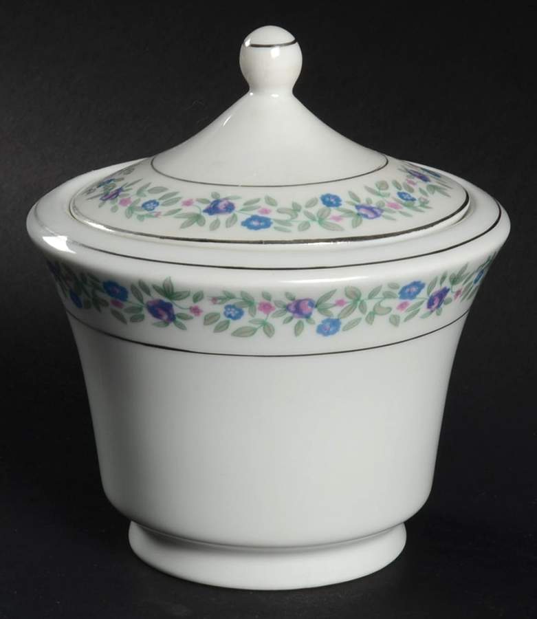 Manigue Sugar Bowl & Lid by Cmielow (Poland)-1
