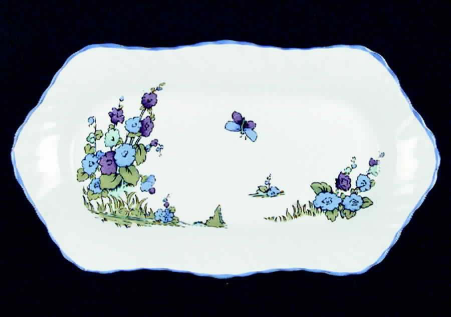 Gainsborough Tray for Mini Creamer & Open Sugar by Crown Staffordshire-1