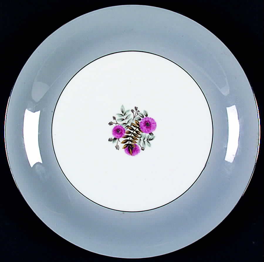 Princess Lehua Gray Dinner Plate by Celebrity of Hawaii-1