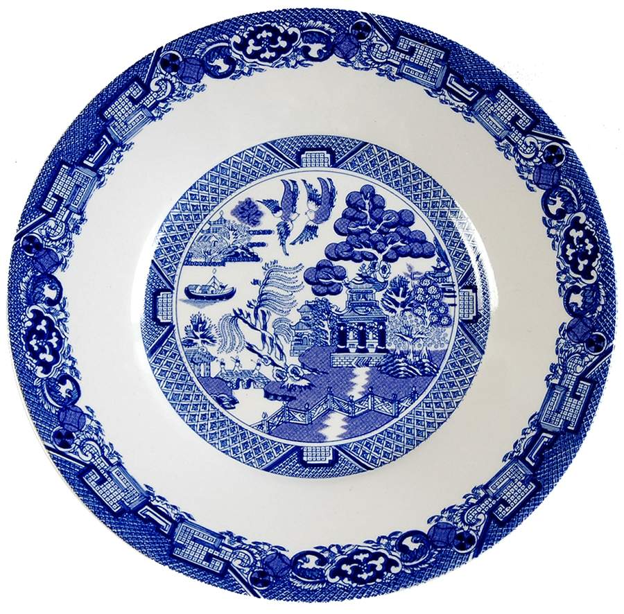 Blue Willow Bread & Butter Plate by Cuthbertson-1