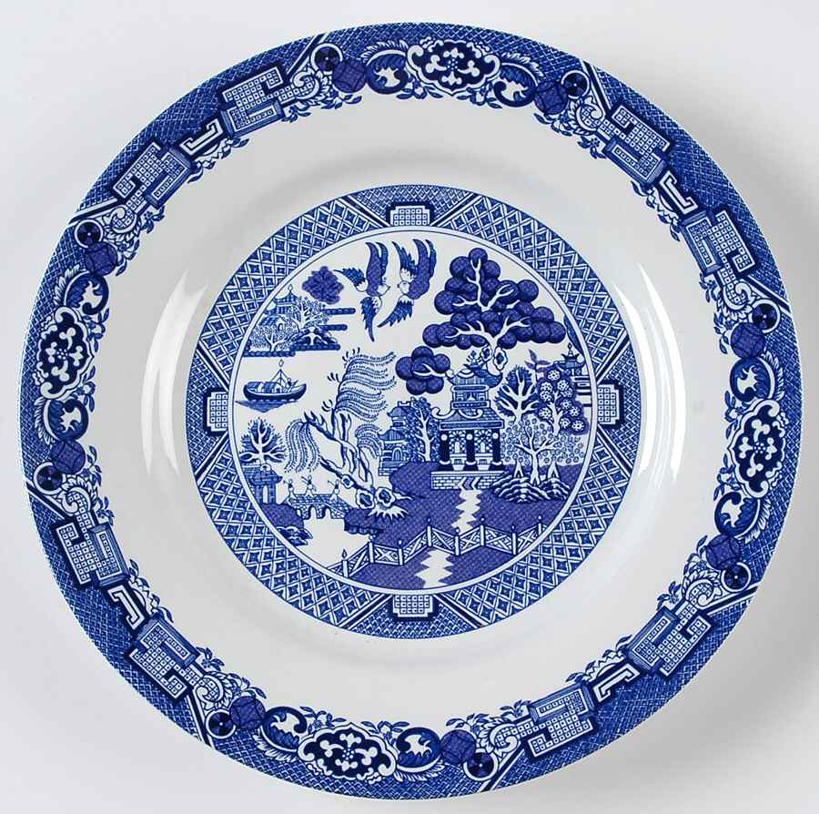 Blue Willow Salad Plate by Cuthbertson-1