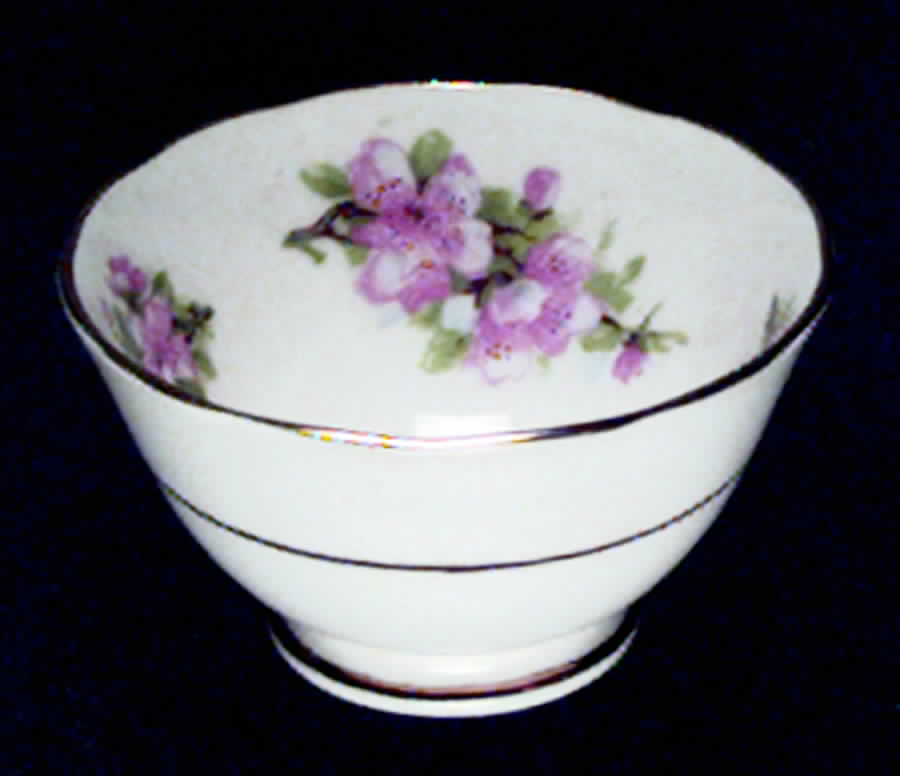 Peach Blossom Mini Open Sugar Bowl by Chelsea-1